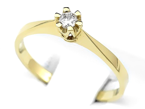 Pierścionek z diamentem