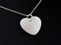 Srebrna zawieszka serce
