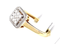 Pierścionek z brylantami 
