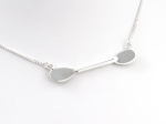 Srebrny naszyjnik z wiosłem