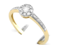 Pierścionek z brylantem  