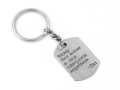  Srebrny Breloczek do kluczy z grawerem