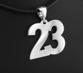 Srebrny wisior cyfra 23