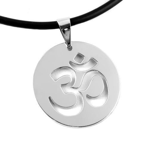 Zawieszka OHM - 24mm z białego złota