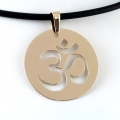 Złota zawieszka symbol ohm