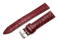 Pasek do zegarka bordowy 18mm