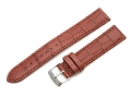 Pasek do zegarka jasny brąz 18mm