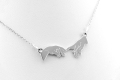 Srebrny naszyjnik "Stworzenie Adama"