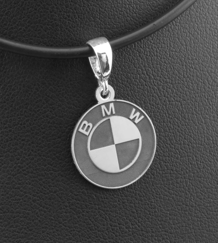 Srebrna zawieszka BMW