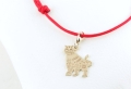 Złoty charms Tygrys