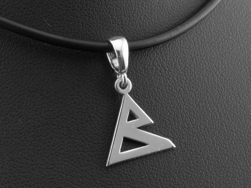 Zawieszka w kształcie abstrakcyjnej litery B