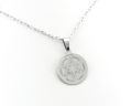 Mniejszy Anielski amulet z białego złota
