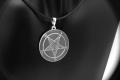 Srebrnny wisior Pentagram