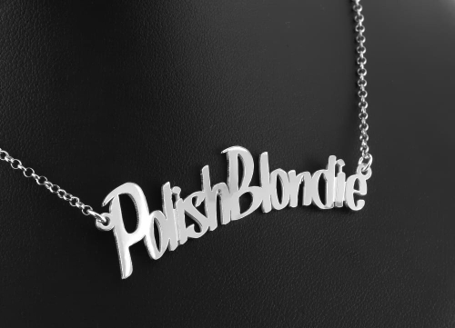 Srebrny naszyjnik Polish Blondie