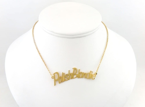 Złocony naszyjnik Polish Blondie