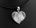 Srebrna zawieszka serce