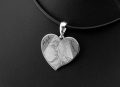 Srebrna zawieszka serce