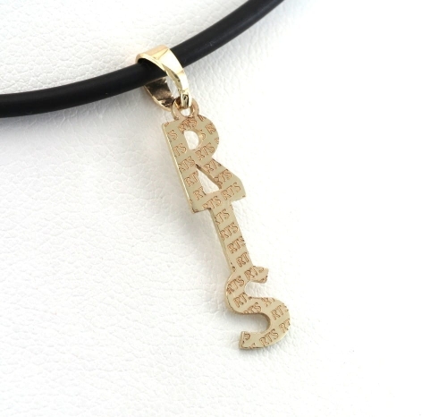 Złota zawieszka RTS