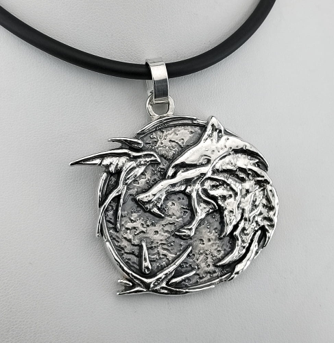 Srebrna zawieszka Wiedźmina Geralda