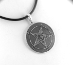 Srebrny wisior  Pentagram Pentakl