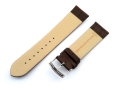 Pasek  do zegarka brązowy mat 22 mm