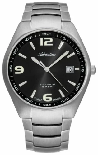 Zegarek Adriatica męski A1069.4154Q Sapphire Titanium