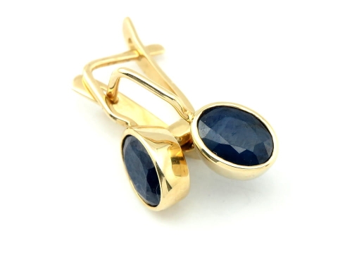 Kolczyki z szafirami