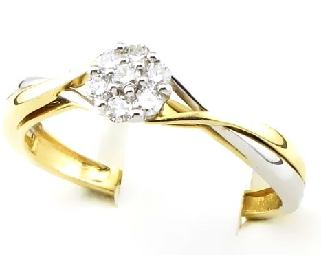 Pierścionek z diamentami