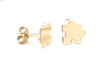 Złote kolczyki - puzelki