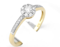 Pierścionek z brylantem  