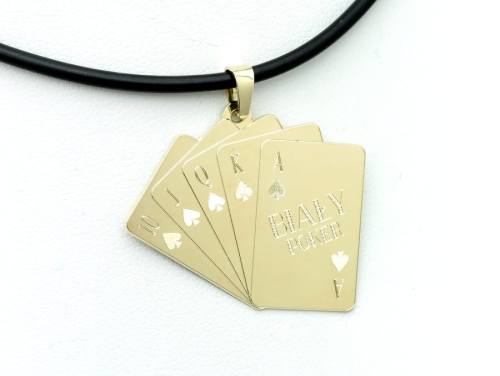 Zawieszka "Królewski poker"