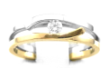  Pierścionek z brylantem