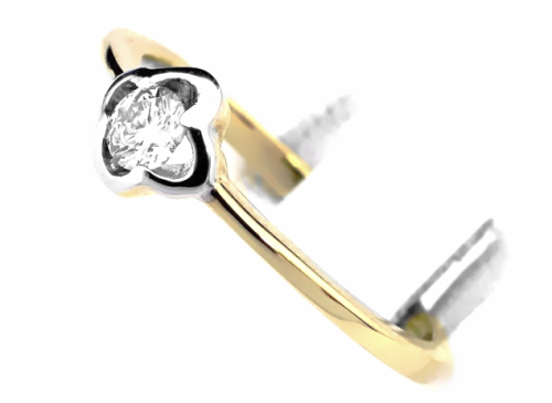 Pierścionek z diamentem