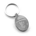 Breloczek owalny - grawer dedykacji