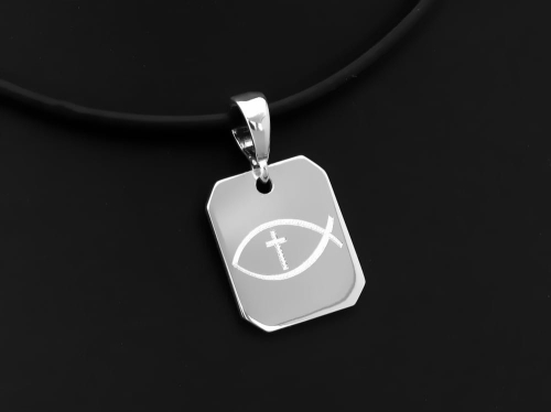 Srebrna zawieszka na zamówienie oktagon