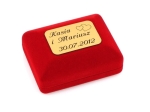 Pudełko na obrączki z dedykacją