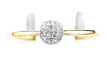 Pierścionek z brylantami 