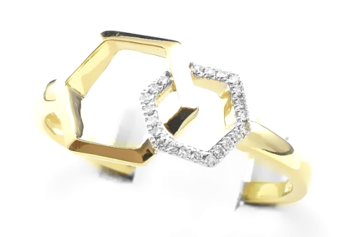 Pierścionek z diamentami