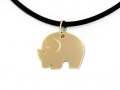 złota zawieszka słonik