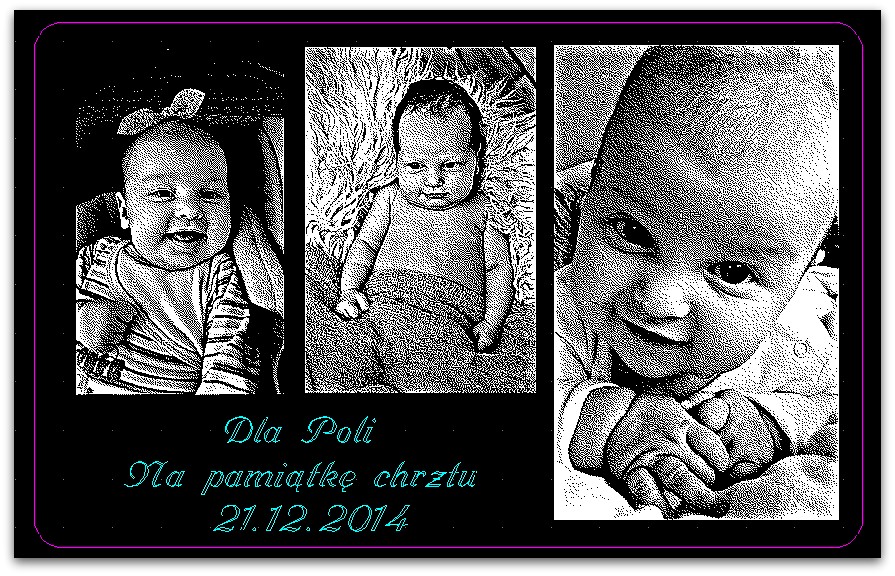 projket graweru zdjecia na blaszce