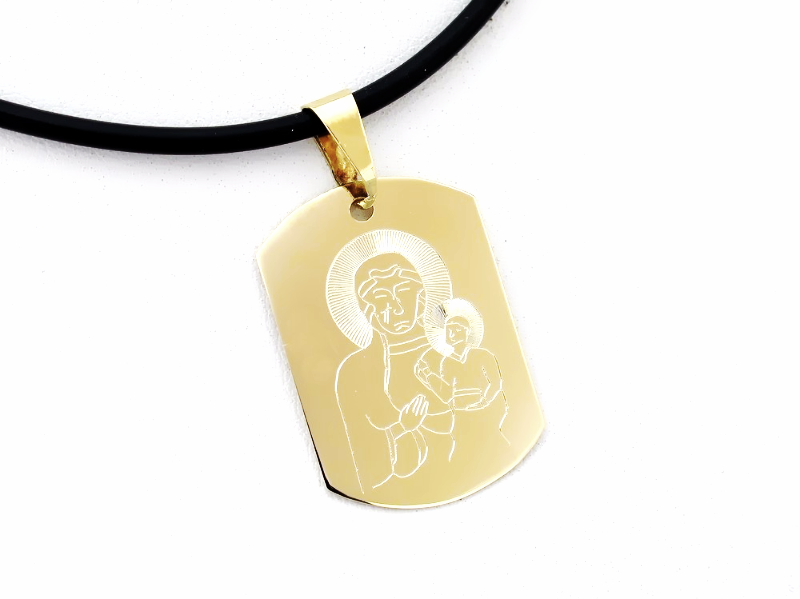 złota blaszka prostokątna