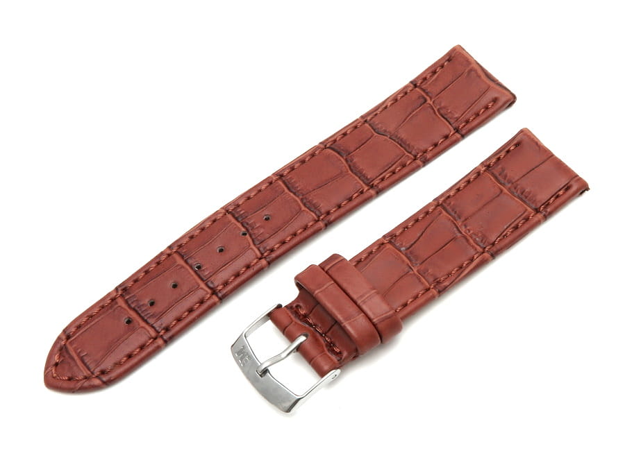 Pasek do zegarka jasny brąz 20mm