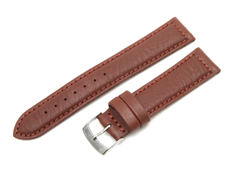 Pasek do zegarka jasny brąz 20mm