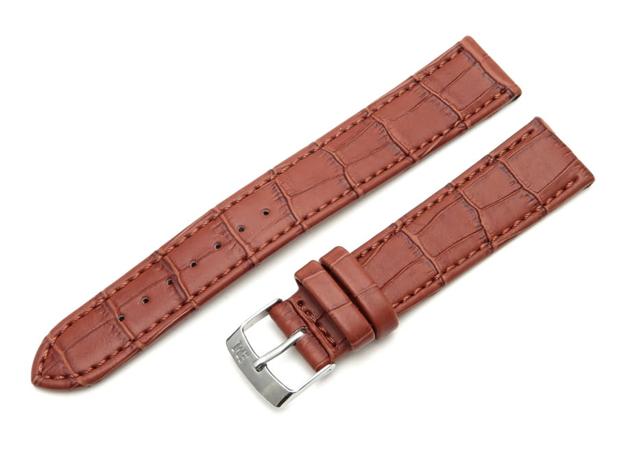 Pasek do zegarka jasny brąz 18mm