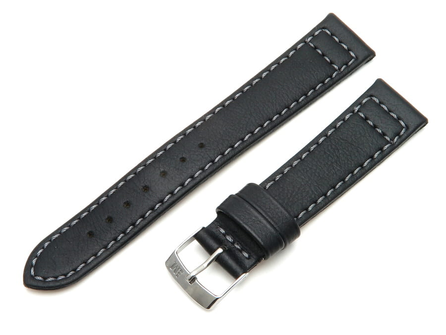 Pasek do zegark czarny 18mm