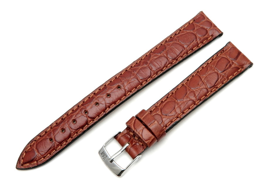 Pasek do zegarka jasny brąz 16mm