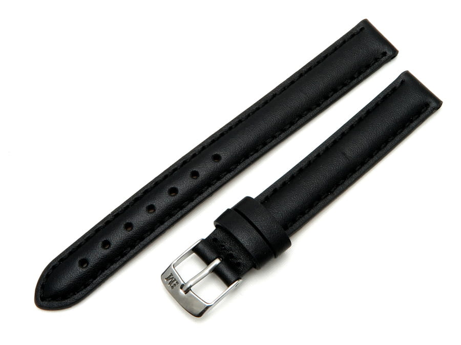 Pasek do zegarka czarny 12mm