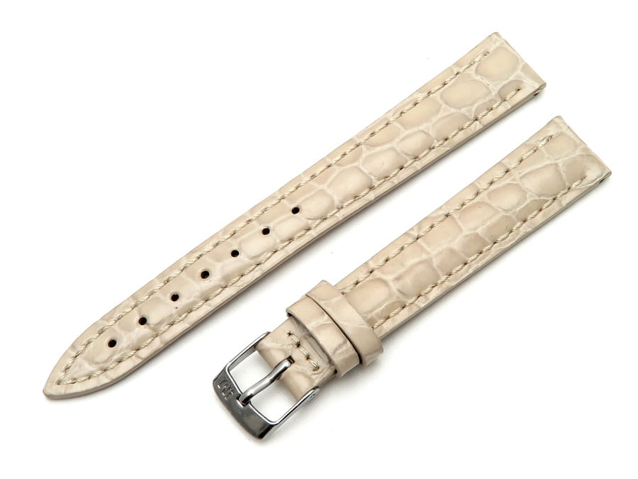 Pasek do zegarka beżowy 14mm