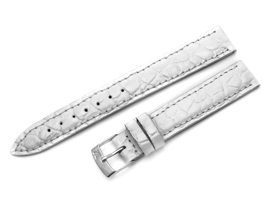 Pasek do zegarka biały 16mm