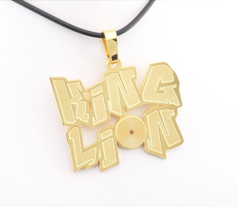 Duża srebrna zawieszki Lion King